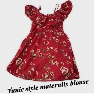 Size large off the shoulder floral top.